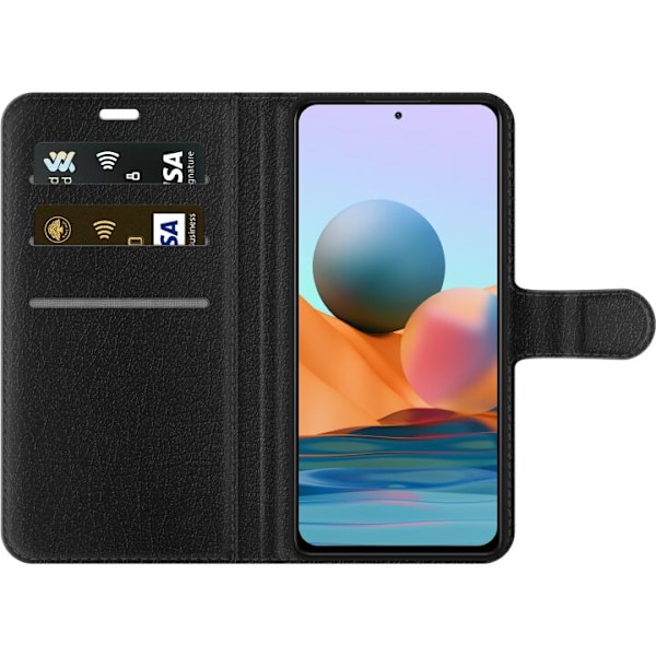 Xiaomi Redmi Note 10 Pro Plånboksfodral Midnight Bloom