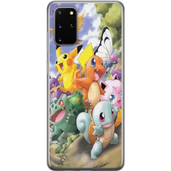 Samsung Galaxy S20+ Läpinäkyvä kuori Pokémon