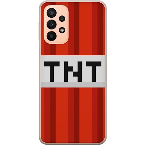 Samsung Galaxy A23 Gennemsigtig cover Minecraft TNT