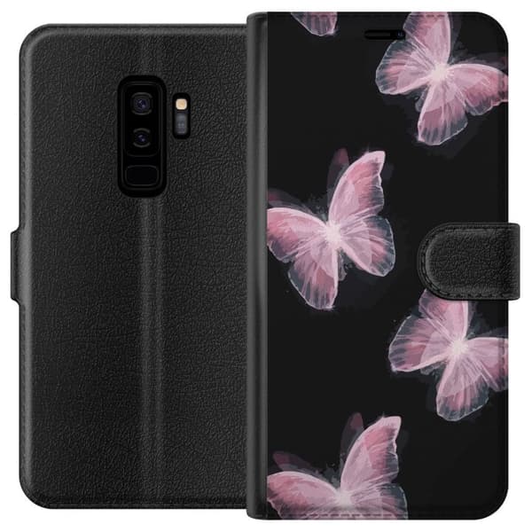 Kompatibelt Lommeboketui til Samsung Galaxy S9+ Sommerfugler