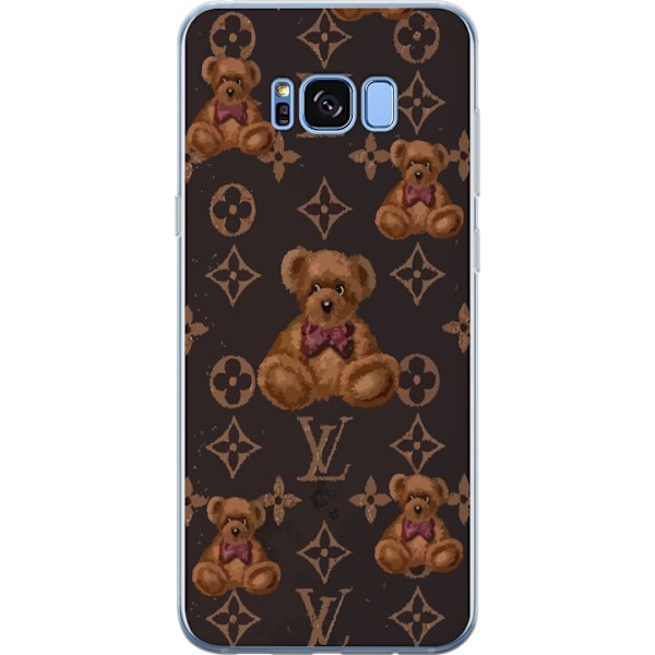 Samsung Galaxy S8 Gennemsigtig cover Louis Vuitton Teddybjørn Mønster Luksus Mode Design Populært Motiv Mode Trend Luksuriøse Accessories
