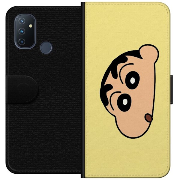 OnePlus Nord N100 Tegnebogsetui Peeking Shinchan