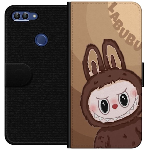 Huawei P smart Lompakkokotelo Labubu Pilvipieni - Valkoinen ja