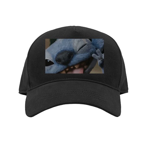 Keps för Vuxen | Klassisk Justerbar Keps Stitch Söt Alien – Blå Favorit från Yttre Rymden svart Vuxen