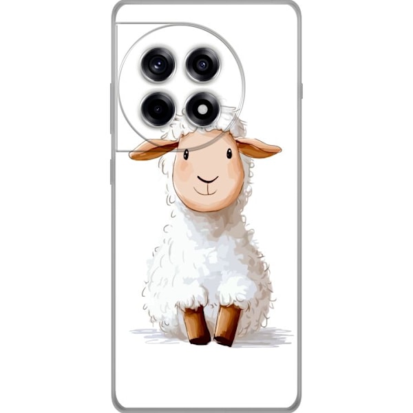OnePlus 12R Läpinäkyvä kuori Suloinen Lammas - lasten ja va
