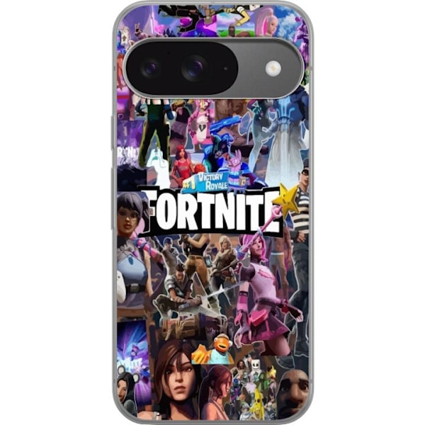 Google Pixel 9 Pro Gennemsigtig cover Fortnite