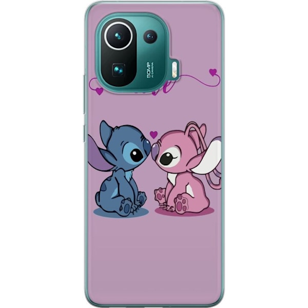 Xiaomi Mi 11 Pro Läpinäkyvä kuori Lilo & Stitch – Angel Edition