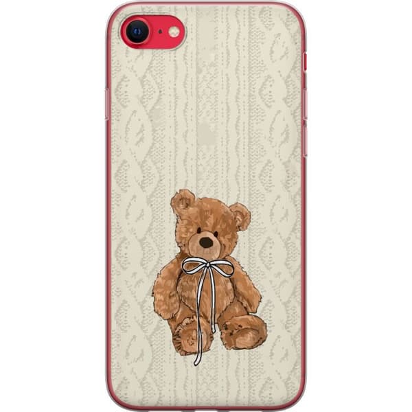 Kompatibelt Mobildeksel til Apple iPhone SE (2022) Liten Bamse – klassisk bamse i enkel design