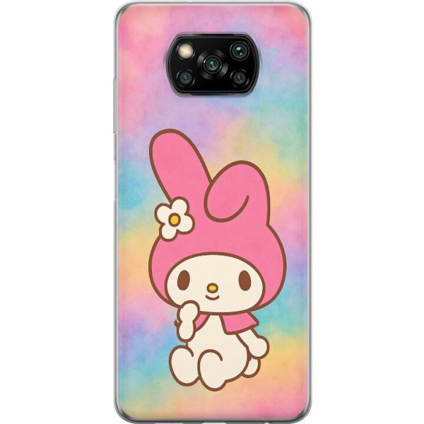 Xiaomi Poco X3 NFC Gjennomsiktig deksel Kawaii Sanrio My Melod
