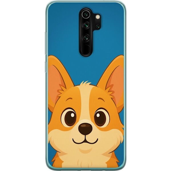 Xiaomi Redmi Note 8 Pro  Läpinäkyvä kuori Hello Corgi