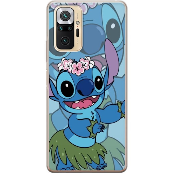 Xiaomi Redmi Note 10 Pro Genomskinligt Skal Stitch under Stjä