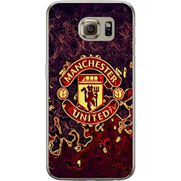 Samsung Galaxy S6 Läpinäkyvä kuori Manchester United