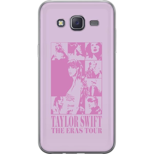 Samsung Galaxy J5 Genomskinligt Skal Taylor Swift - Pink
