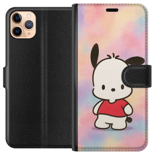 Apple iPhone 11 Pro Max Plånboksfodral Kawaii Sanrio Pochacco