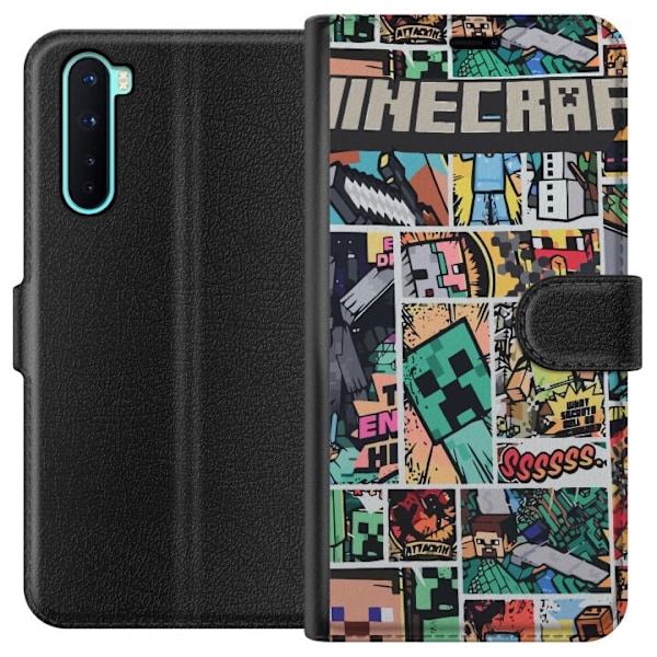 OnePlus Nord Lompakkokotelo Minecraft Taide