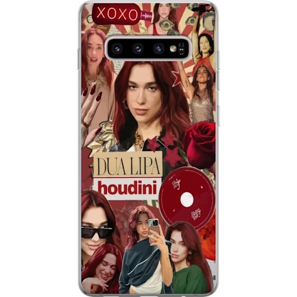 Samsung Galaxy S10+ Gennemsigtig cover Dua Lipa – Fashion &