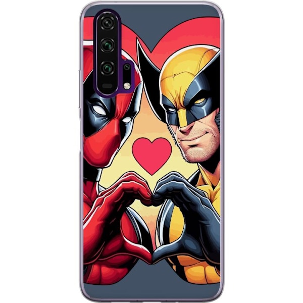 Honor 20 Pro  Genomskinligt Skal Alla hjärtans dag Wolverine