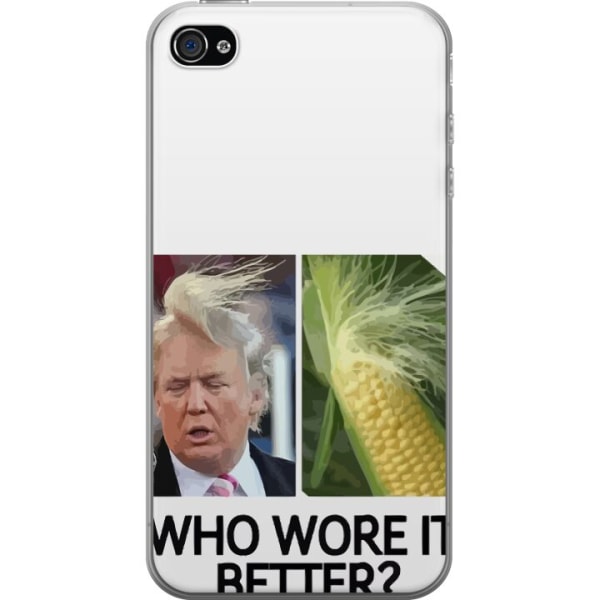 Apple iPhone 4 Gennemsigtig cover Trump