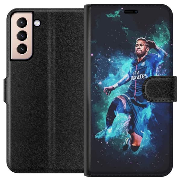 Kompatibelt Plånboksfodral till Samsung Galaxy S21 Neymar