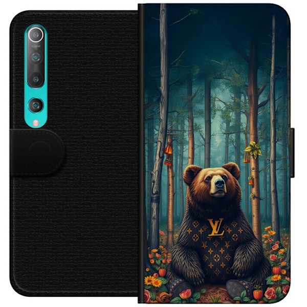 Xiaomi Mi 10 5G Plånboksfodral LV björn i skogen