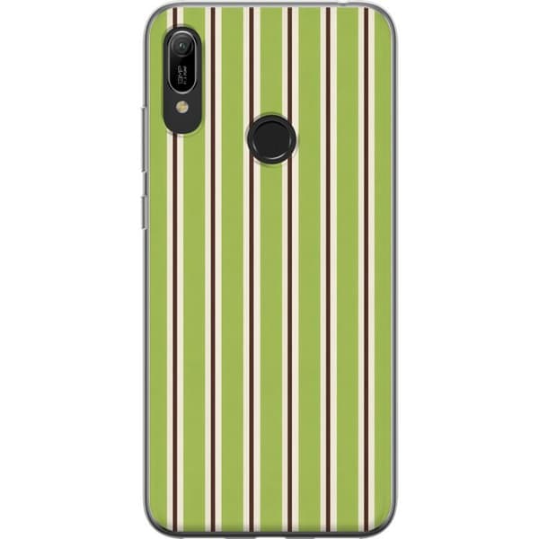 Kompatibelt Mobildeksel til Huawei Y6 (2019) Matcha Stripe grønn