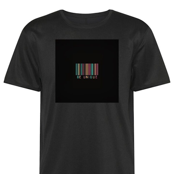 Trænings T-shirt | Sport T-shirt til Voksen Vær unik sort Medium
