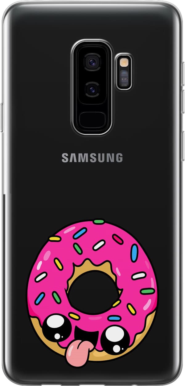 Kompatibelt Mobildeksel til Samsung Galaxy S9+ Rosa strösselmunk rosa