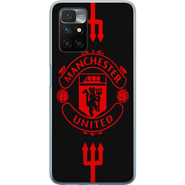 Xiaomi Redmi 10 Gennemsigtig cover ManchesterUnited