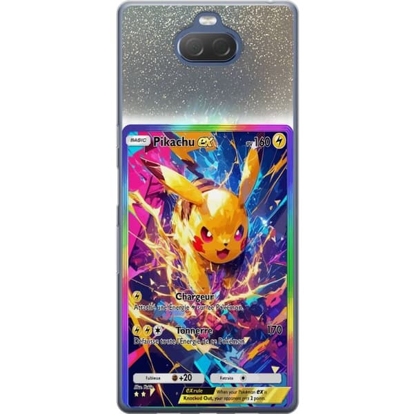 Kompatibelt Mobilskal till Sony Xperia 10 Plus Pikachu gul