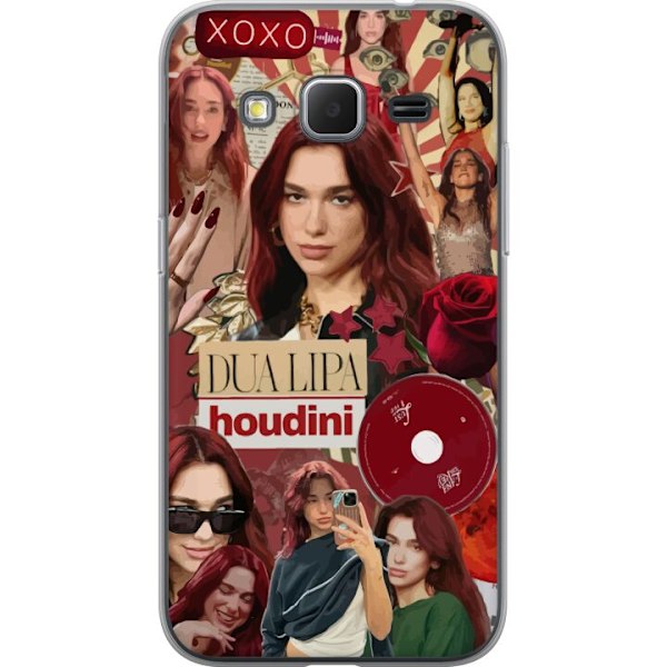 Samsung Galaxy Core Prime Läpinäkyvä kuori Dua Lipa – Fas