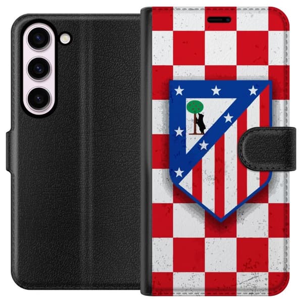 Kompatibelt Plånboksfodral till Samsung Galaxy S23 Atletico Madrid