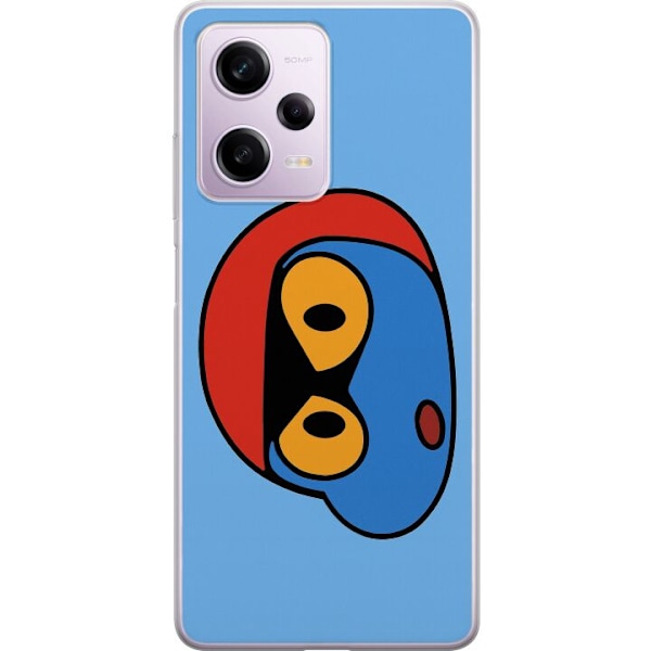 Xiaomi Redmi Note 12 Pro Gennemsigtig cover Bold Bot Head