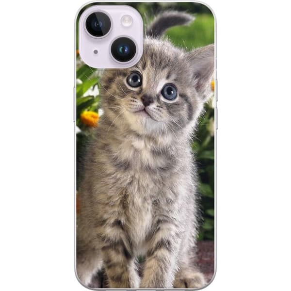 Kompatibelt Mobildeksel til Apple iPhone 14 Katt