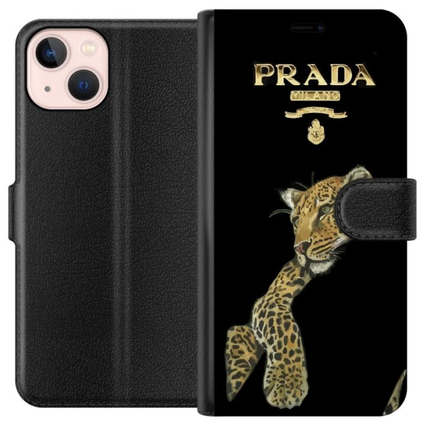 Apple iPhone 13 mini Plånboksfodral Prada Leopard