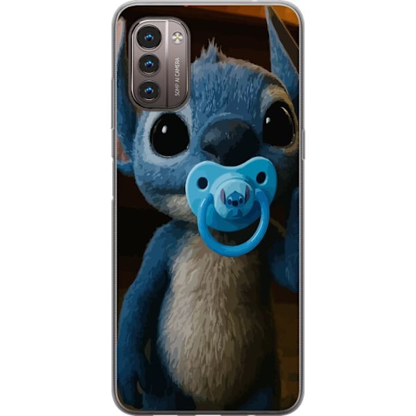 Nokia G21 Läpinäkyvä kuori Stitch & Napp - vauvateema söp