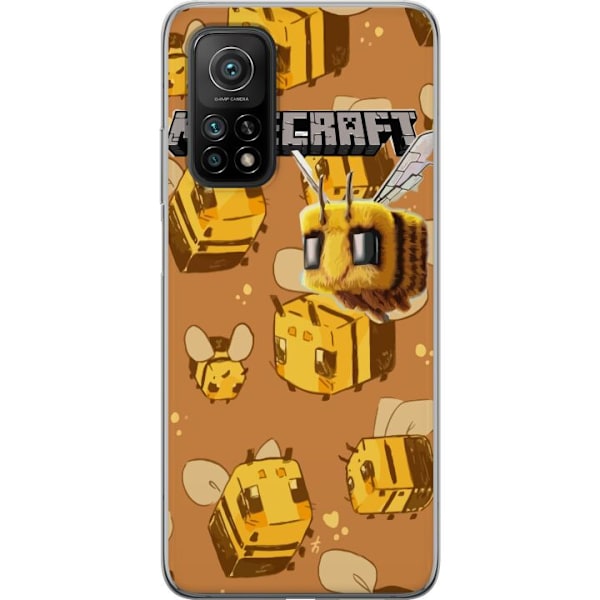 Xiaomi Mi 10T 5G Genomskinligt Skal Minecraft Bi