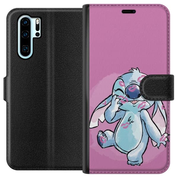 Kompatibelt Lommeboketui til Huawei P30 Pro Stitch Puss
