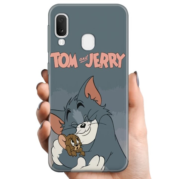 Samsung Galaxy A20e TPU Mobildeksel Tom og Jerry