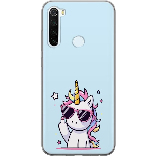 Xiaomi Redmi Note 8 Genomskinligt Skal Unicorn