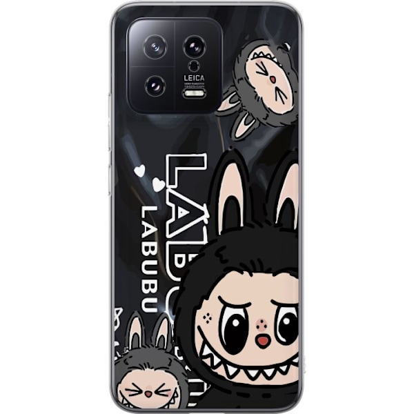 Xiaomi 13 Gjennomsiktig deksel <nl>Labubu Black Energy - Svart