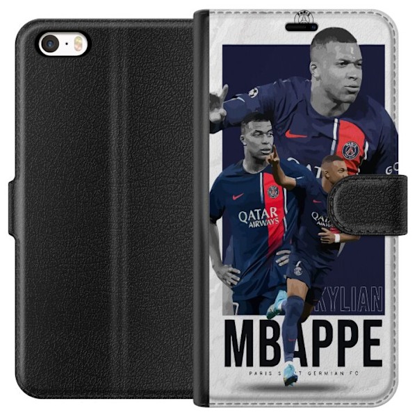 Apple iPhone 5s Lommeboketui Kylian Mbappé