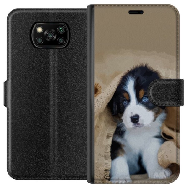 Xiaomi Poco X3 NFC Plånboksfodral Hundbebis