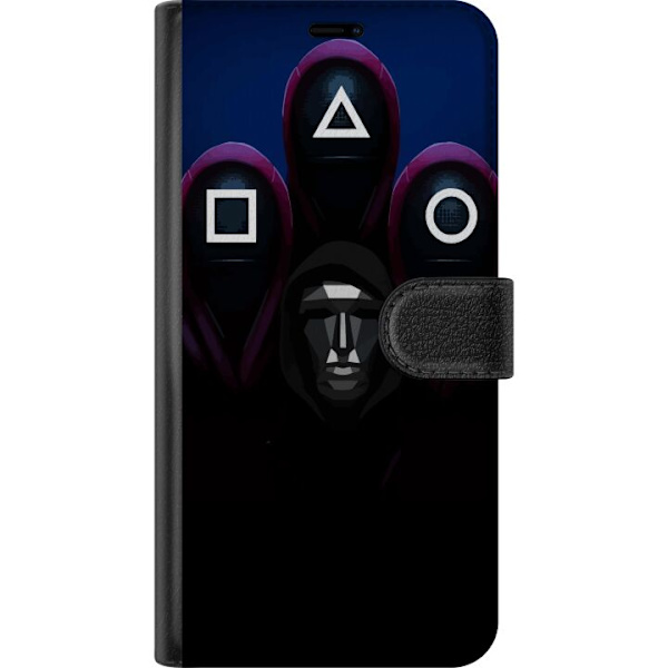 OnePlus 12R Plånboksfodral Squid Game Säsong 3 Nya Ikoner Populär Serie TV Motiv Asiatisk Drama Trend Ikoniskt Grafisk Design