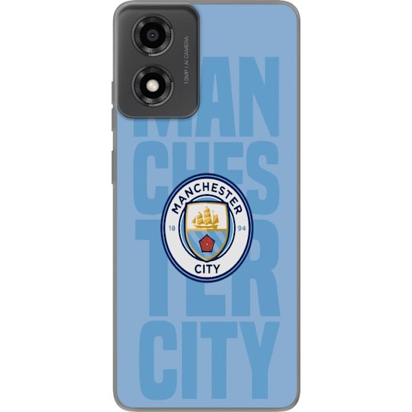 Motorola Moto E14 Läpinäkyvä kuori Manchester City