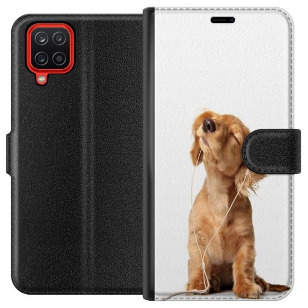 Samsung Galaxy A12 Lommeboketui Hund