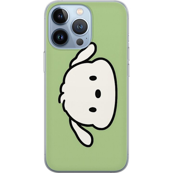 Apple iPhone 13 Pro Läpinäkyvä kuori Snoopy Flip