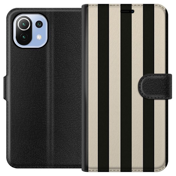 Xiaomi Mi 11 Lite Tegnebogsetui Linje Flow