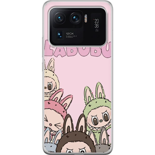 Xiaomi Mi 11 Ultra Läpinäkyvä kuori Labubu Pop Mart Hahmot Keräilykohteet Suosittu Hahmosarja Suunnittelu Pop Mart Leikkikalutaide Aihe