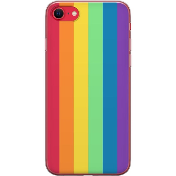 Apple iPhone SE (2020) Läpinäkyvä kuori Pride