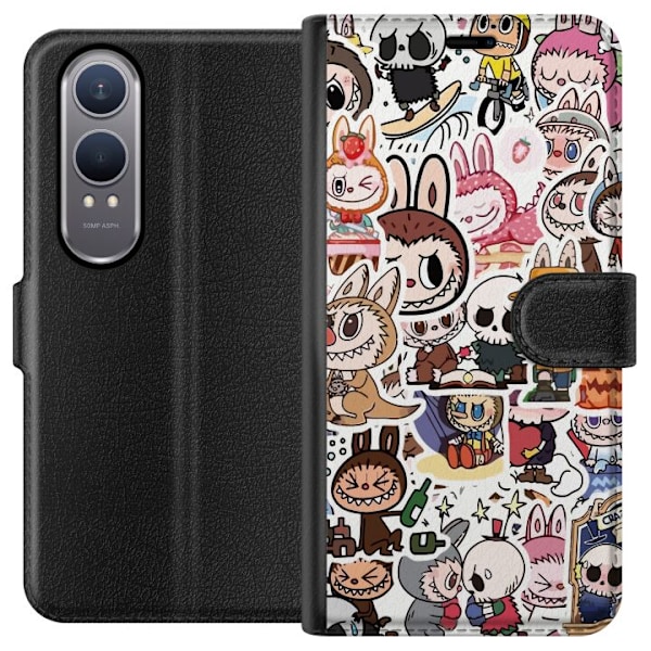 OnePlus Nord CE4 Lite Lompakkokotelo Labubu All-Stars – POP